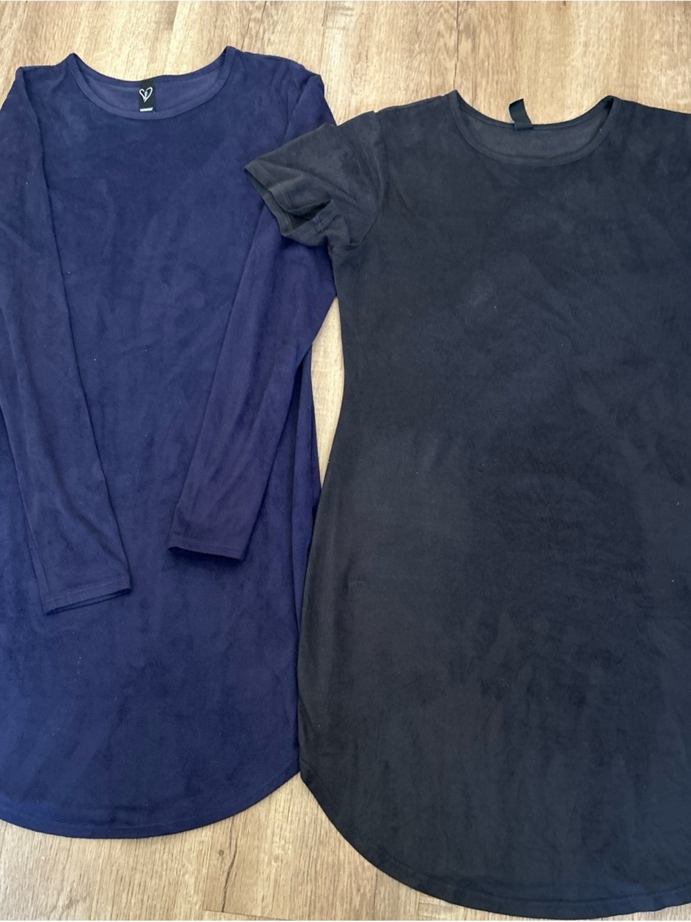 Windsor Navy Crew Neck Tunic Top